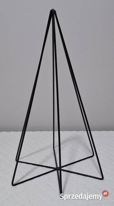 Druciana choinka czarna drut 4mm 255x40 wada Czeladź