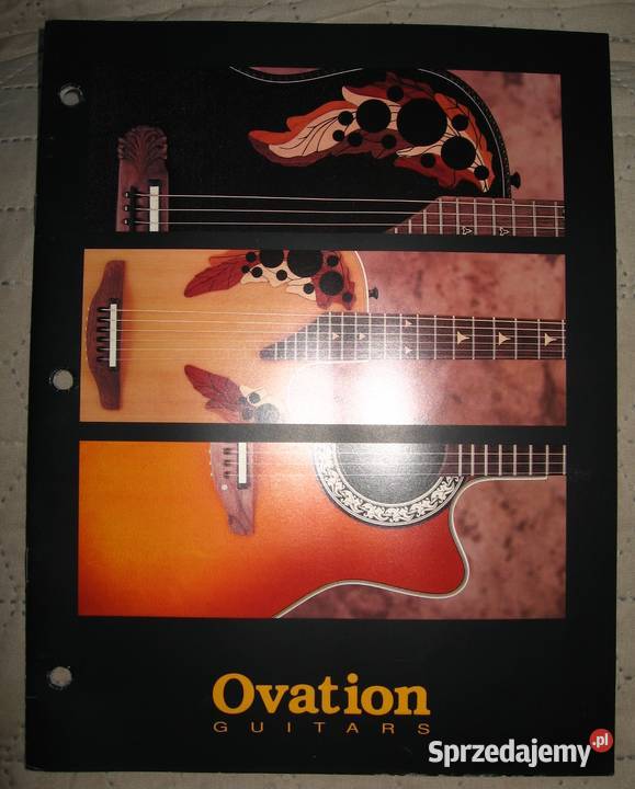 Ovation Guitars 1994 katalog gitar pomorskie sprzedam