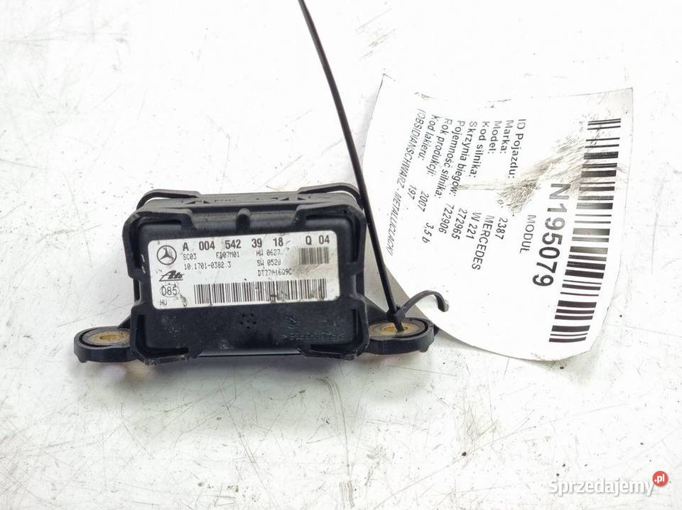 MODUŁ MERCEDES W 221 A0045423918 Lipno