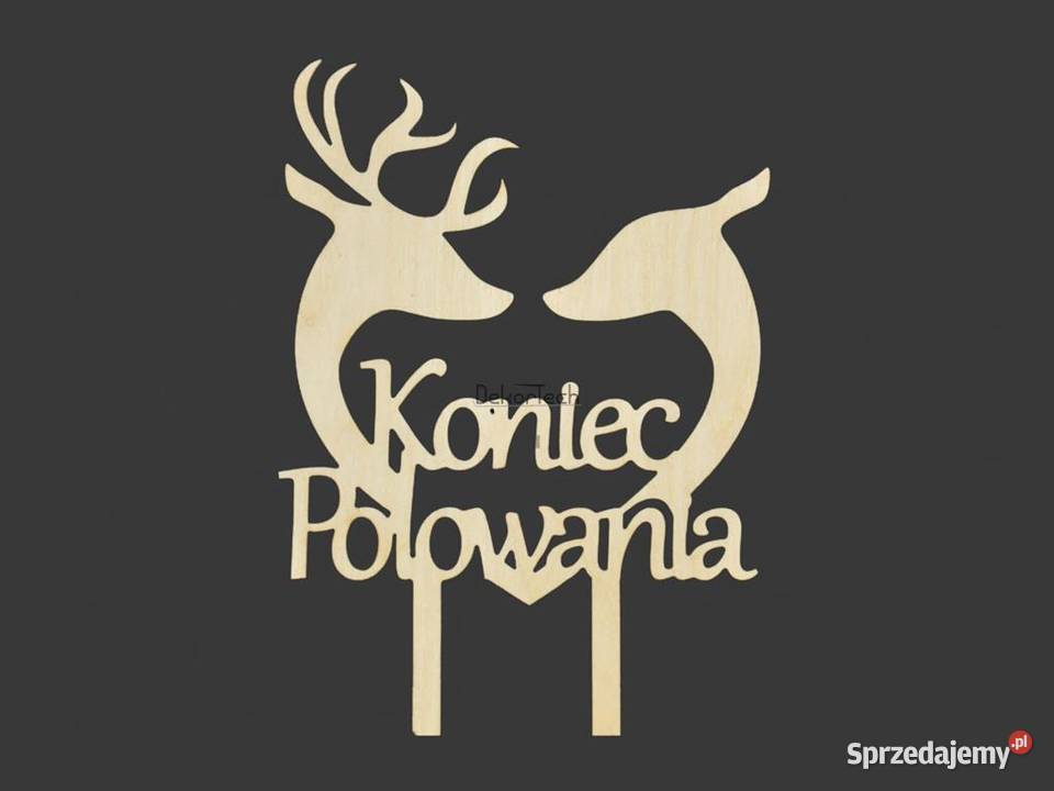 Topper na tort weselny wesele wieczór panieński Chomranice sprzedam