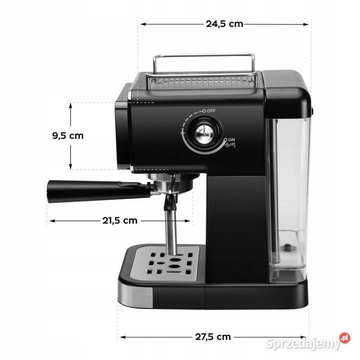 Kolbowy ekspres ciśnieniowy 1350 W 20 BAR Baranowo sprzedam