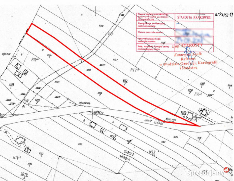 Działka Jerzmanowice Przeginia bezpośrednio asfalt
