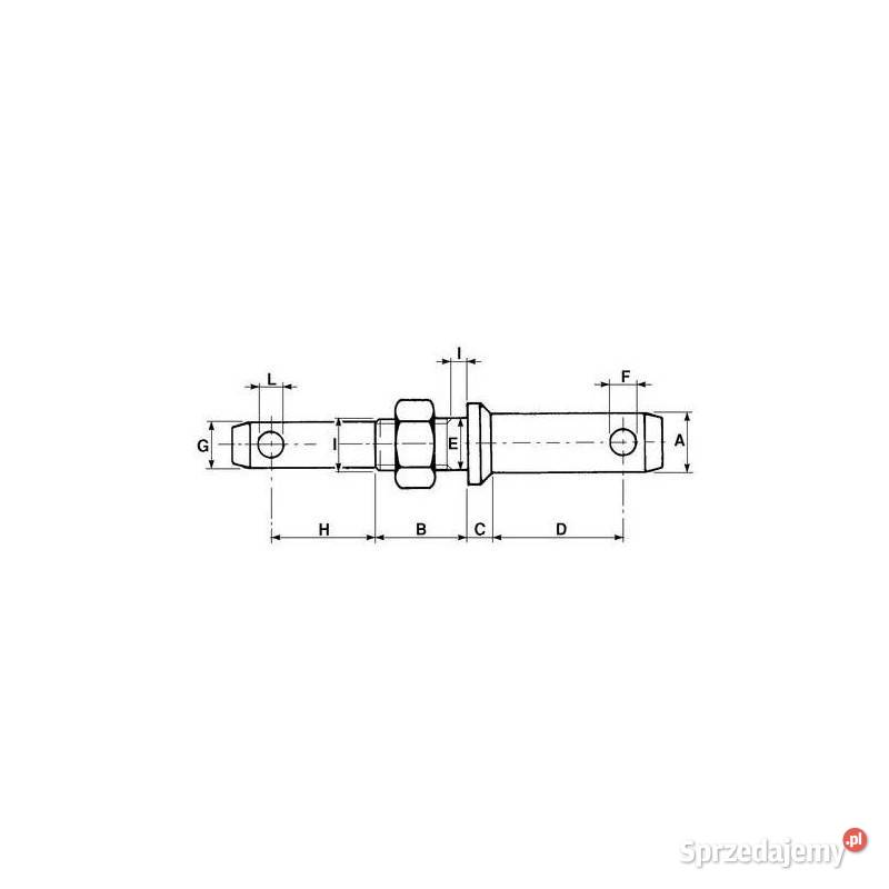 Sworzeń do wkręcenia dwustronny 22X28 M27 00039 Kamionna sprzedam