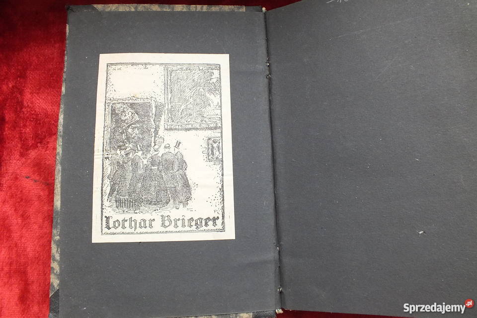 Stara niemiecka książka nauka malarstwa z lubuskie Żary