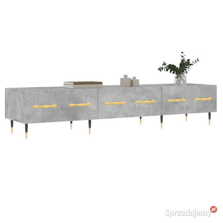 Szafka pod TV szarość betonu 150x36x30 WM829136 Warszawa