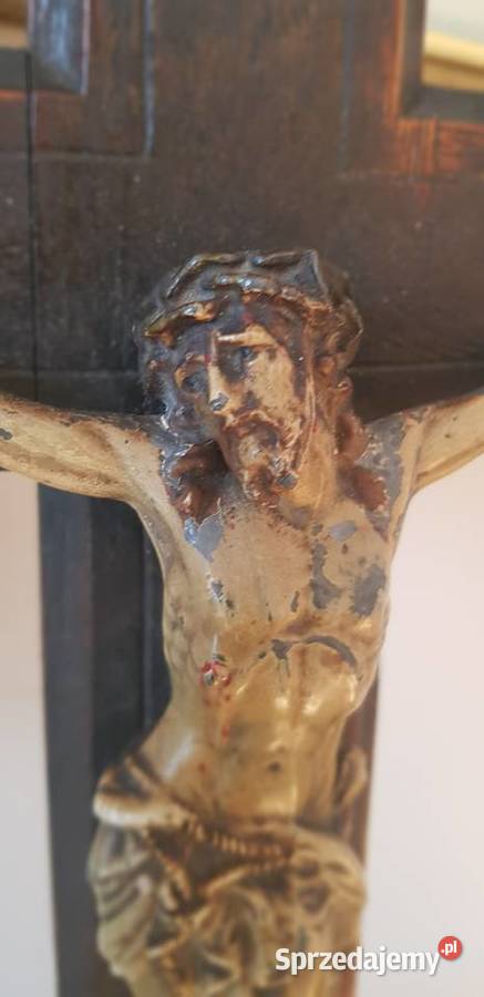 Krzyż neogotyk około 1850 unikat warmińsko-mazurskie Orneta sprzedam