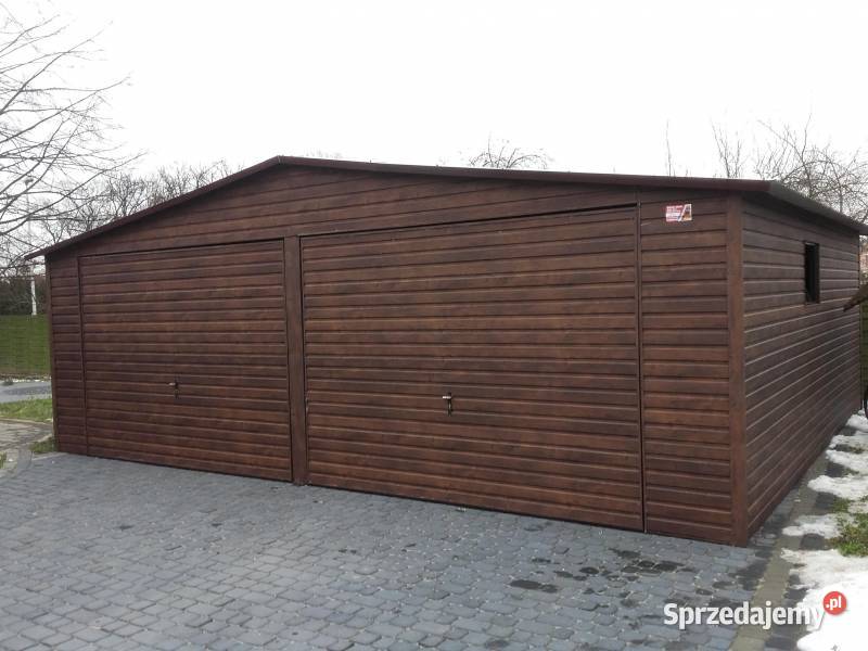 Wiata 9x52m Garaże Blaszane Drewnopodobny Hale