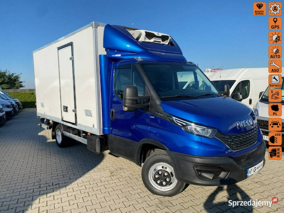 Iveco Daily 35C16 V SALON PL/ XENON / MROŹNIA CHŁODNIA-220V / BLIŹNIAKI / …