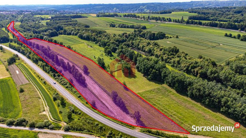 Sprzedaż działki 37700m2 Ropczyce asfalt