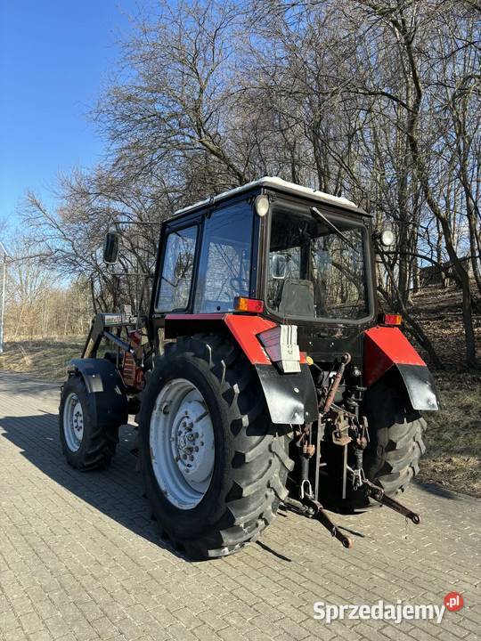Belarus 820 z Ładowaczem Stoll z Niemiec Pasłęk