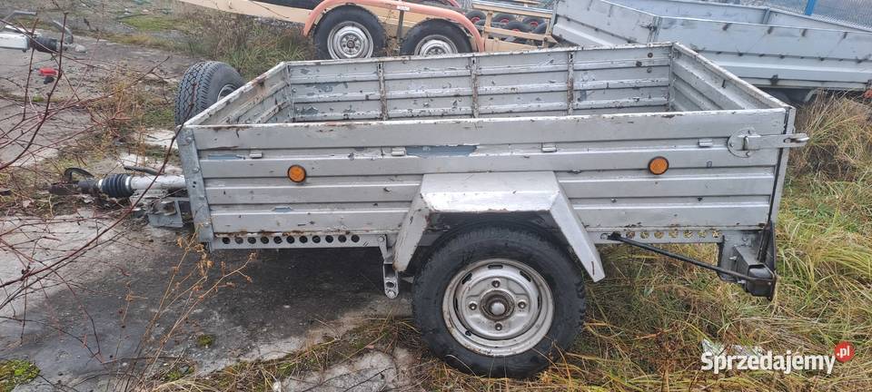 Przyczepa dmc 650 190x100 z hamulcem najazdowym VAT marża Żary