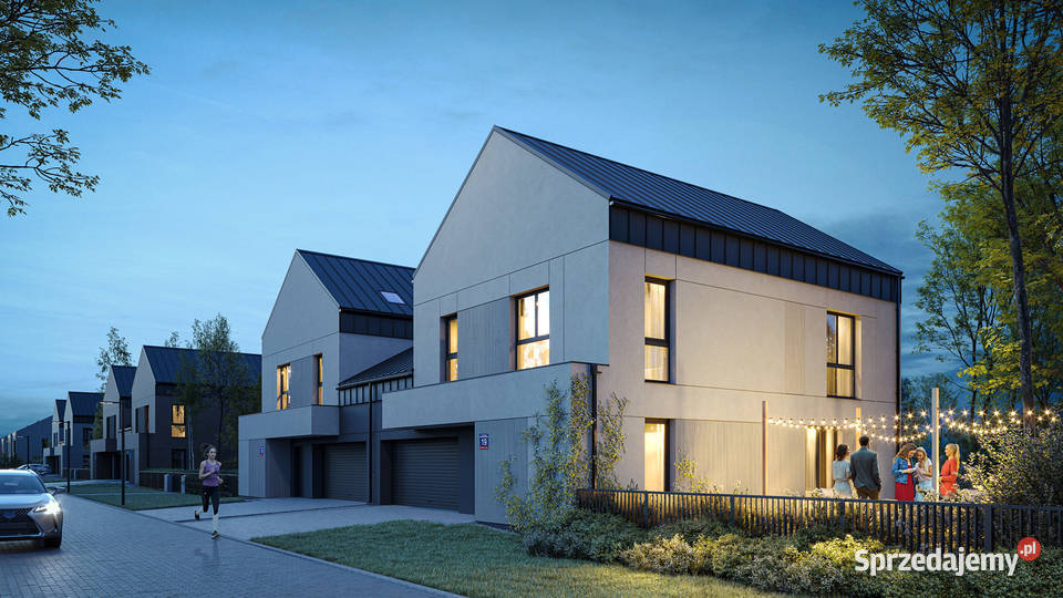Wysoki standard domy bliźniaki 4 miejsca na auto