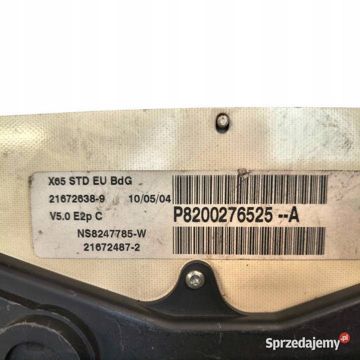 LICZNIK ZEGARY P8200276525A Renault Clio II 12 Liczniki i zegary Wyposażenie wnętrza Chełm
