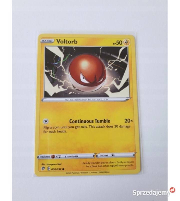 Pokemon Sword shield Voltorb 56192 Kraków