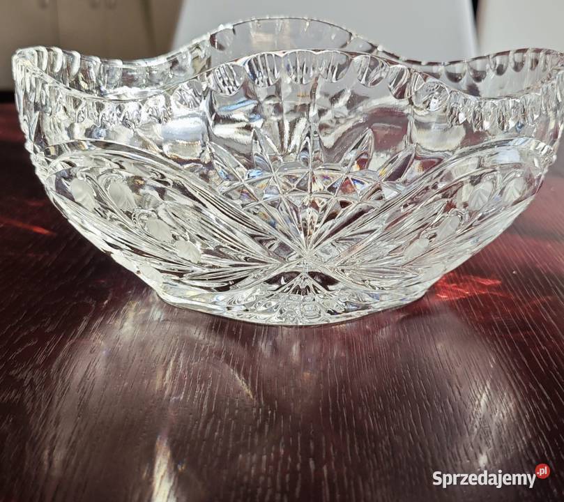Piękna kryształowa misa owocarka żardiniera Legnica sprzedam