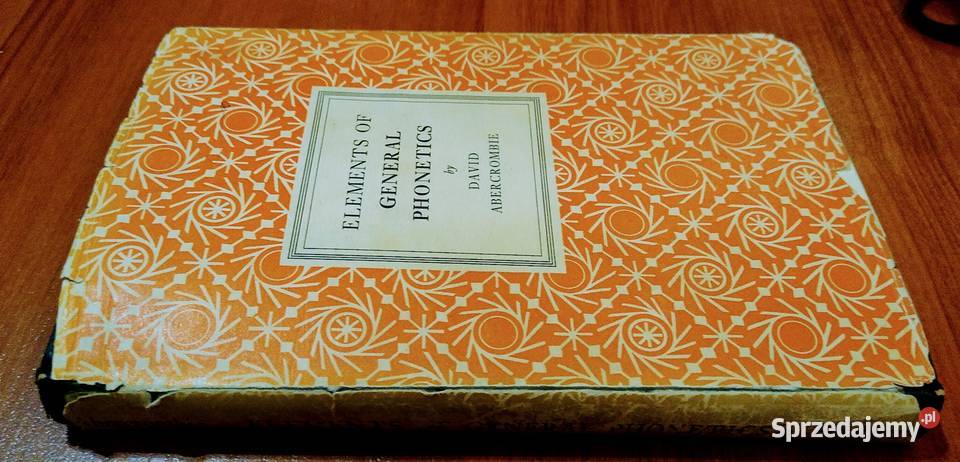 Elements of general phonetics David Abercrombie Gdańsk sprzedam