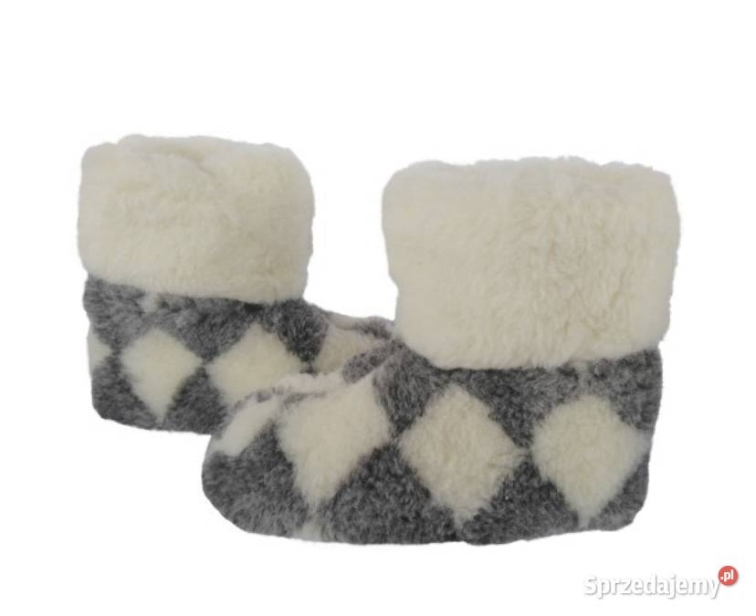 Produkcja bambosz kapcie z wełny hurt Nowy Targ