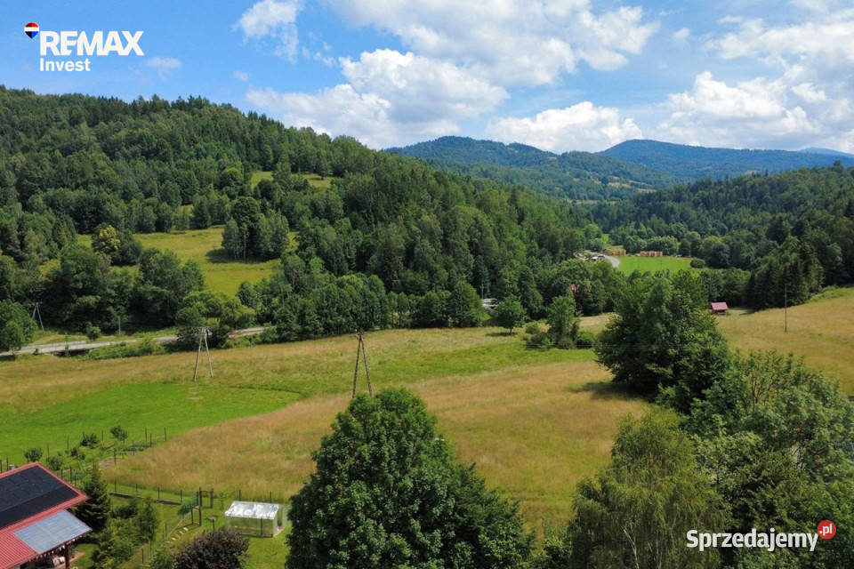 Działka z widokiem na Pilsko 1025 m Krzyżowa