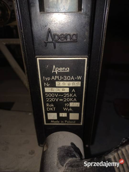 Wyłącznik APU 30AW 630 A podkarpackie Dębica sprzedam
