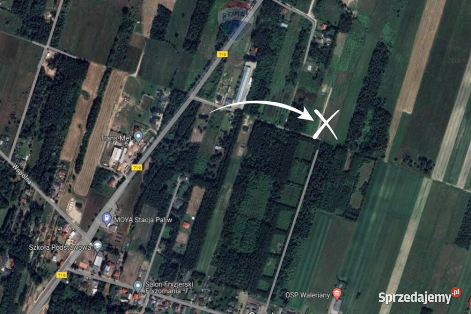 Działka budowlana w Bednarach 1298 m2 z MPZP Bednary