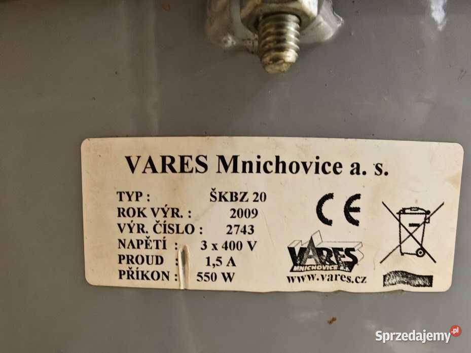 Obieraczka do ziemniaków VARES KBZ 20 20 400V Góra