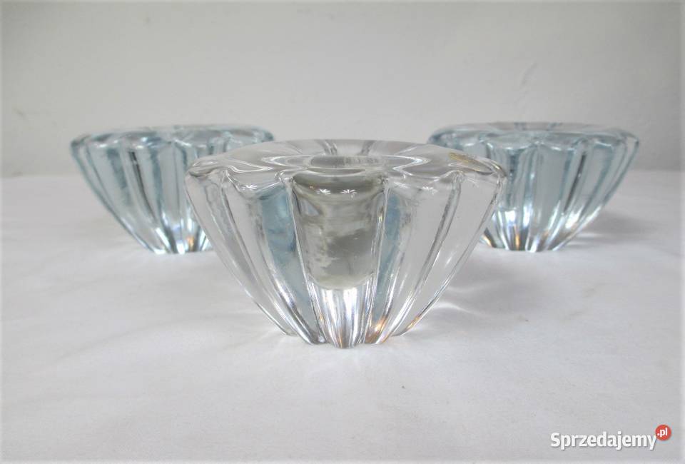 Komplet świeczników Costa Boda lata 80 Lublin