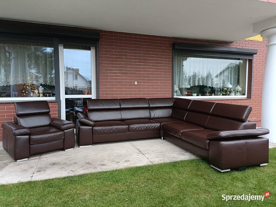 Sprzedam narożnik ze skóry Konin sprzedam