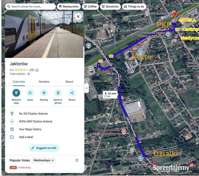 Dzialka budowlana 7 CPK Port Polka PKP okazja mazowieckie Budy-Grzybek
