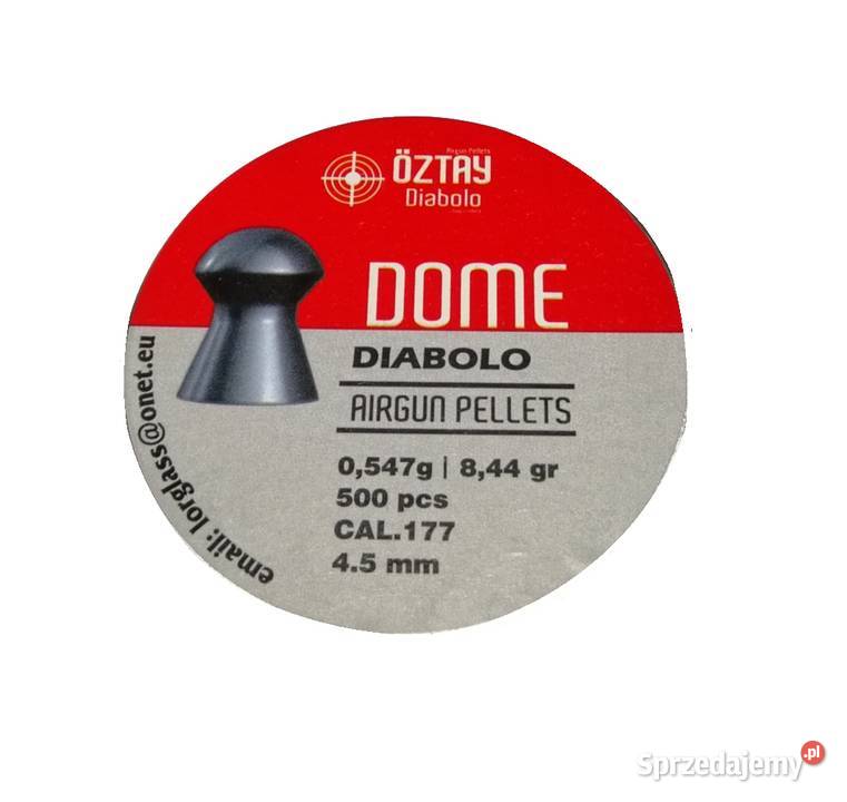 Mocny Śrut do wiatrówki DOME 45mm 500 Grzybek Nowy Sącz