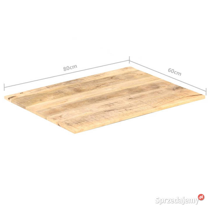 Blat stołu lite drewno mango 1516 mm 80x60 Blaty