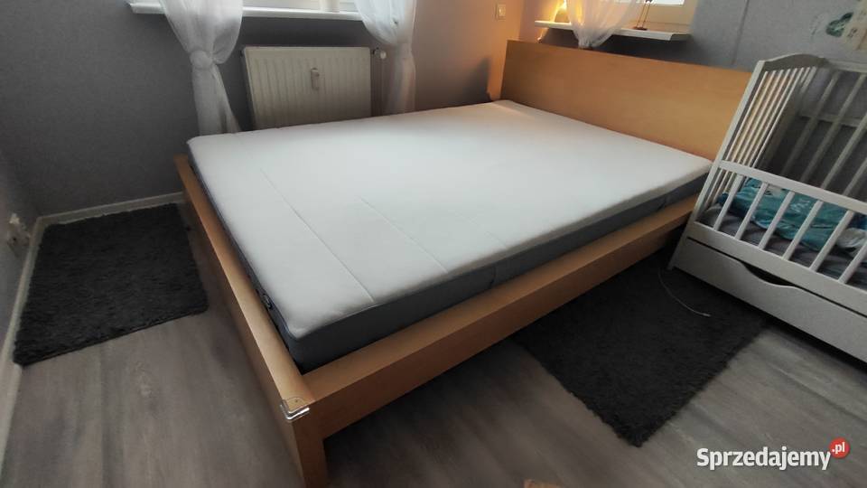 Rama łóżka Ikea malm 140x200 Poznań sprzedam
