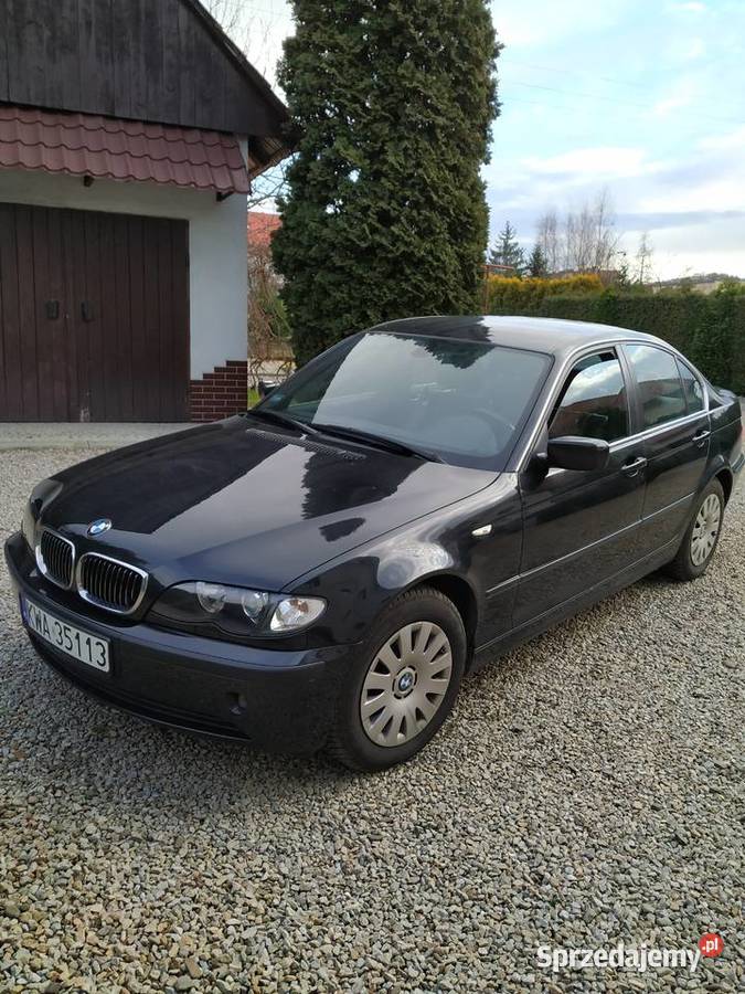 BMW E46 sedan limuzyna czarny automat 2003 automatyczna Andrychów