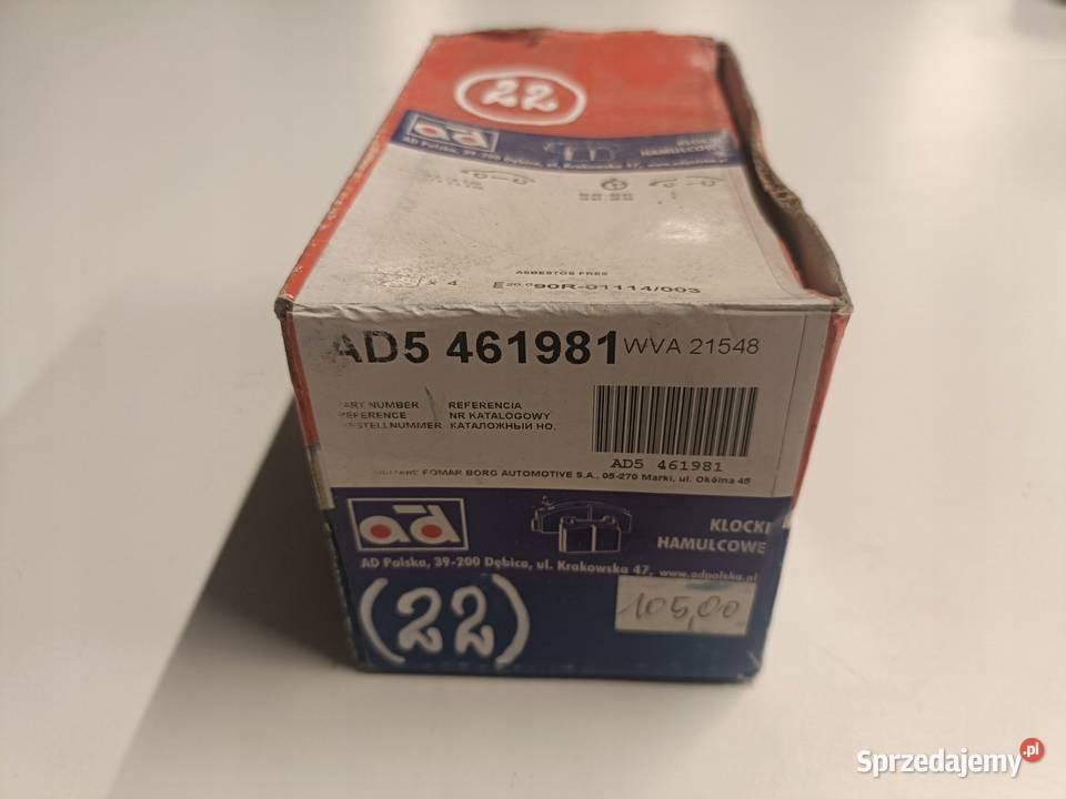 Nissan Almera N16 PRZEDNIE KLOCKI HAMULCOWE Rudka