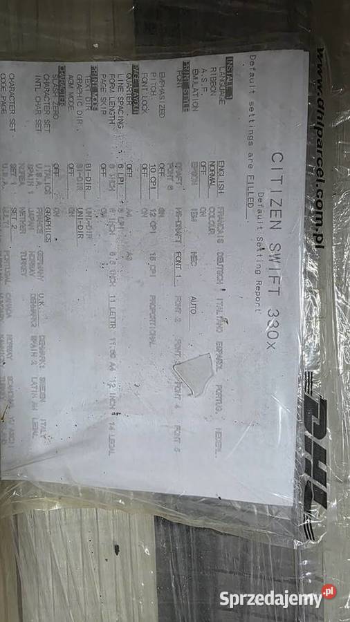 Drukarka igłowa Citizen SWIFT 330X Warszawa