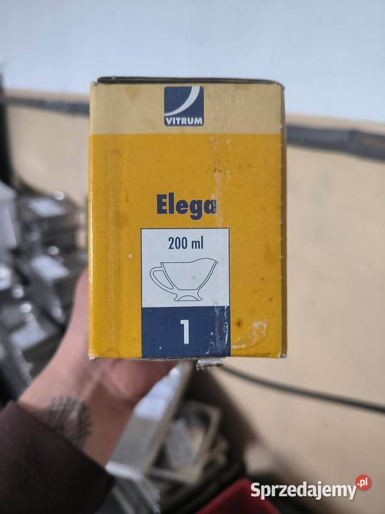 Szklane sosjerki Vitrum Elega 200 ml Wyposażenie wnętrz Wojcieszyn