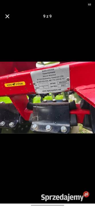Brona talerzowa Agro System 18m nieuszkodzony Brody