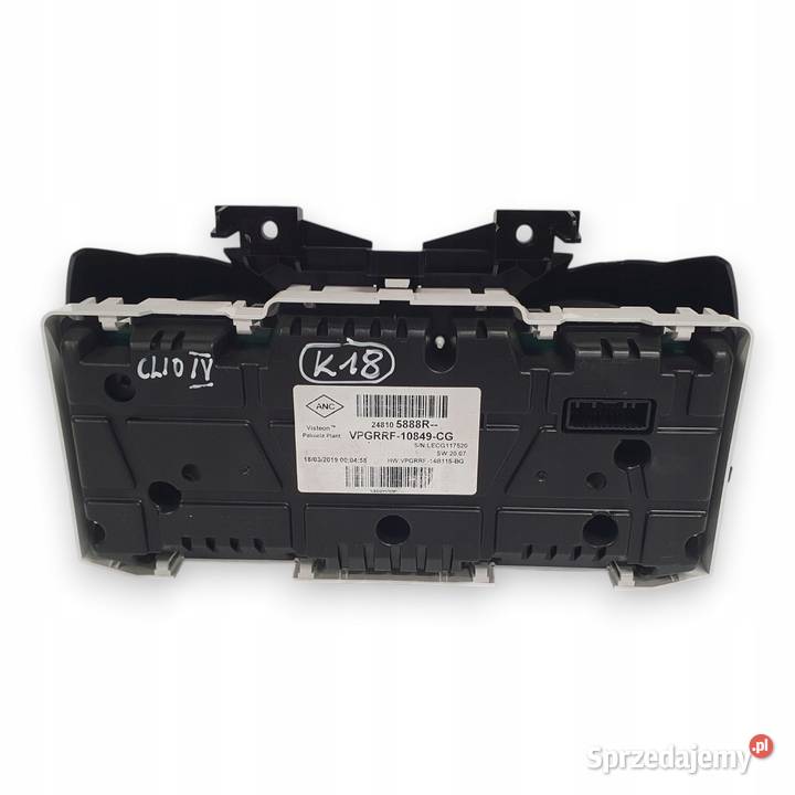 LICZNIK ZEGARY 248105888R Renault Clio IV 09 TCE lubelskie Chełm