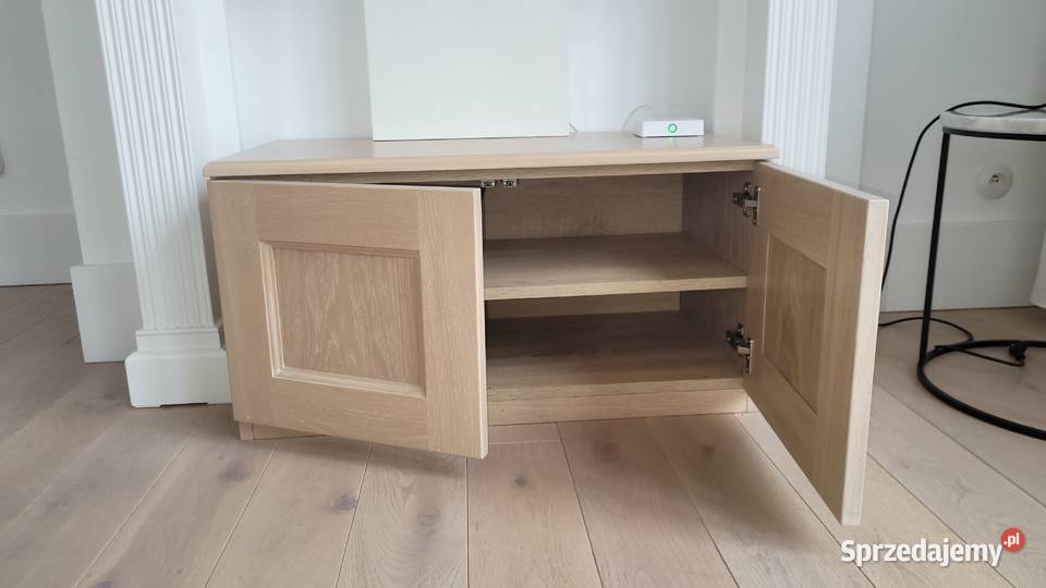 Szafka RTV fronty dąb bielony Warszawa