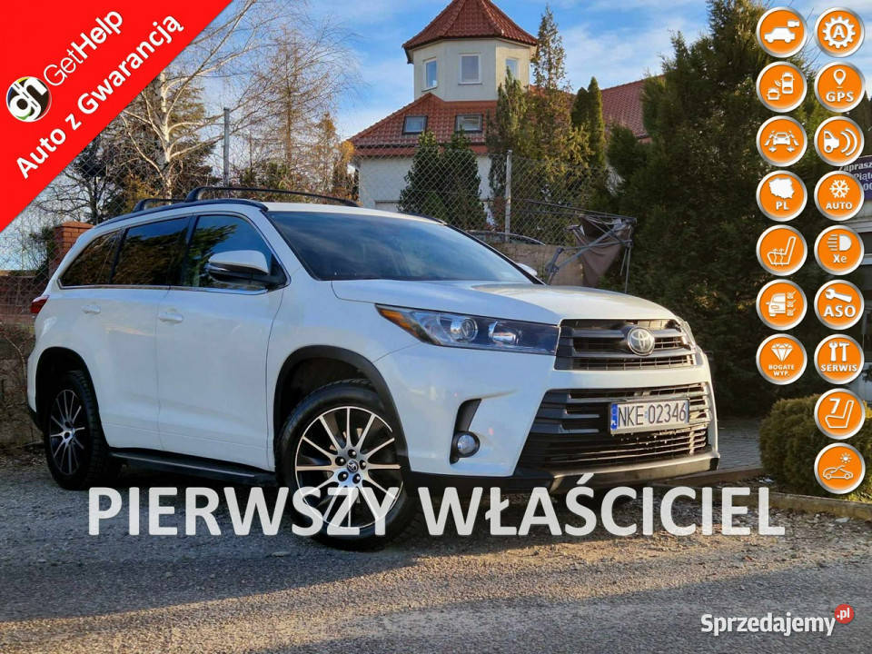 Toyota Highlander SE35V67osób49 III 2013 nieuszkodzony Highlander warmińsko-mazurskie sprzedam