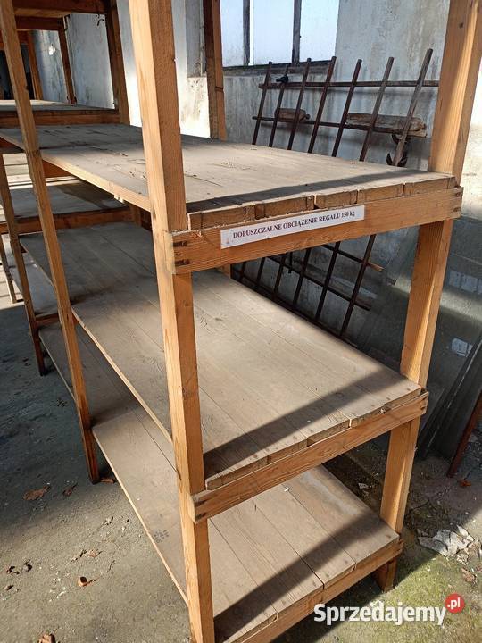 Regały magazynowe drewniane Świerczów sprzedam