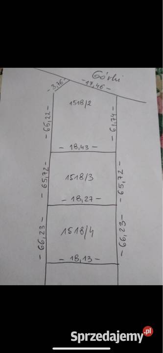 Działki Dąbrowa Górnicza Błędów 1206m2