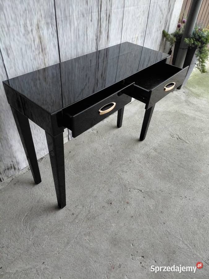 konsolka czarna połysk 488