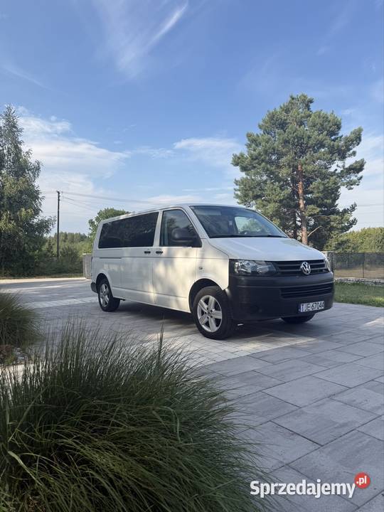 Vw Transporter T5 4x4 long 9 osobowy biały Sędziszów