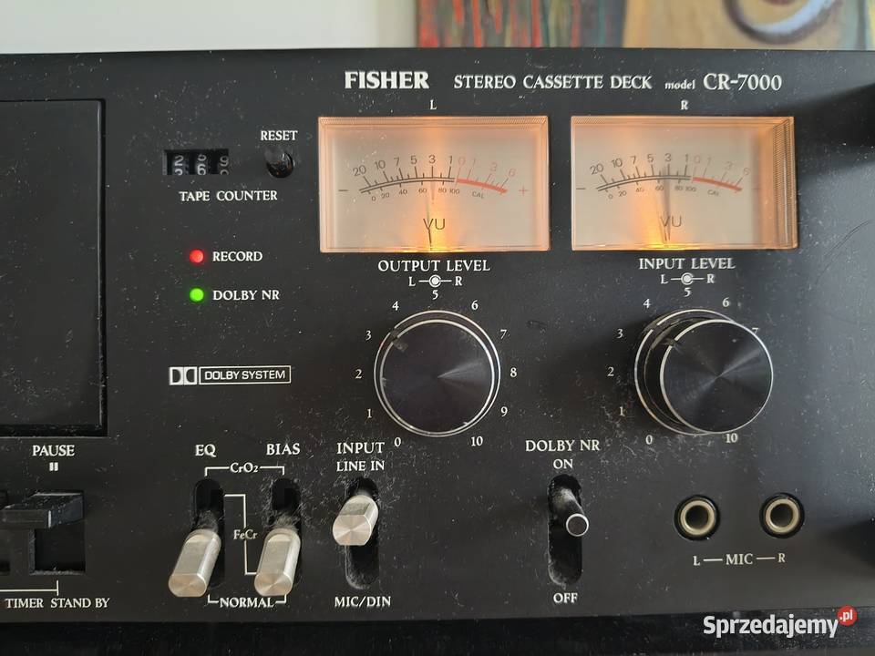 Magnetofon deck vintage Fisher CR7000 Warszawa