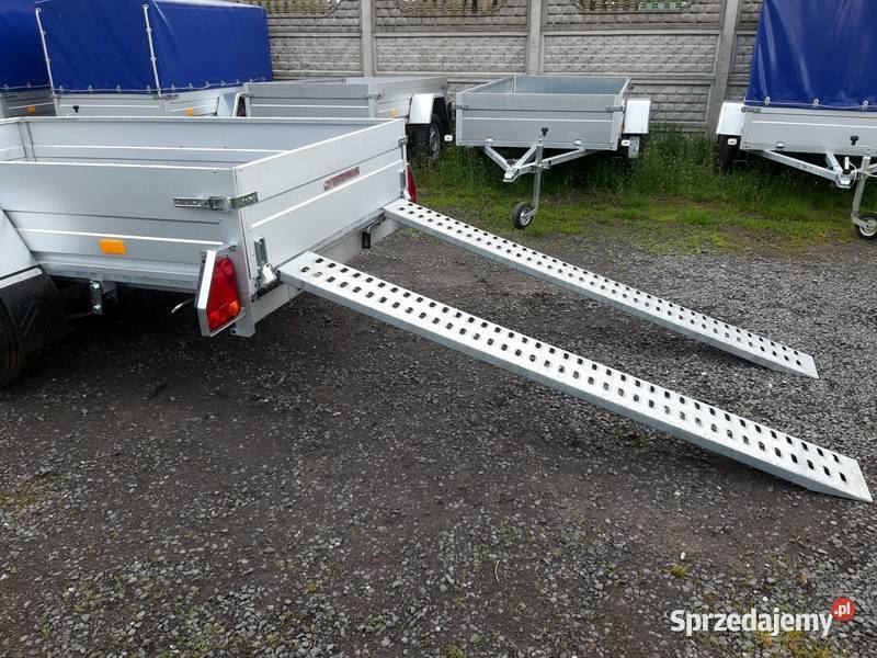 Przyczepka 1oś 250x150 resor 4 haki najazdy burtowe świętokrzyskie Kielce