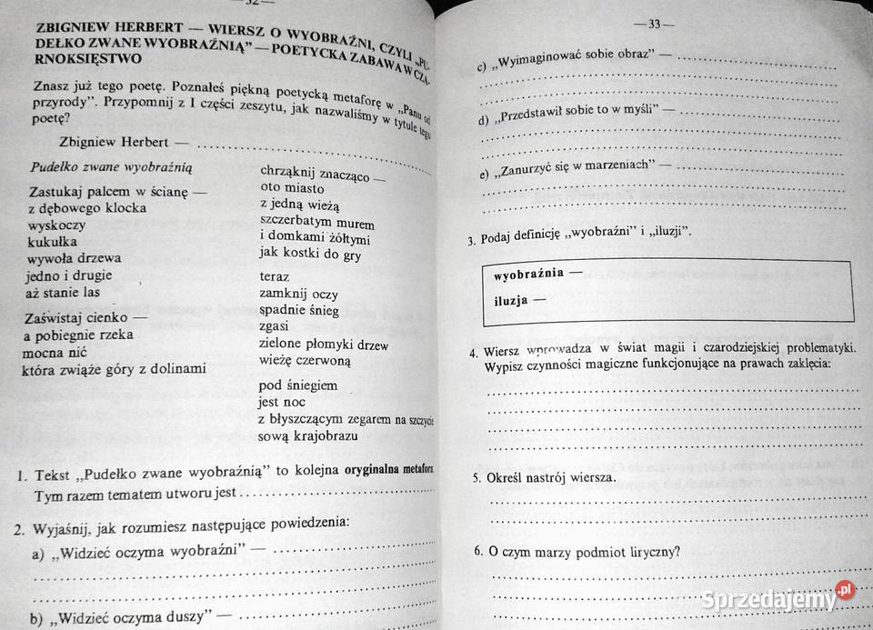 Język polski Zeszyt ćwiczeń kl 8 cz 2 Elżbieta