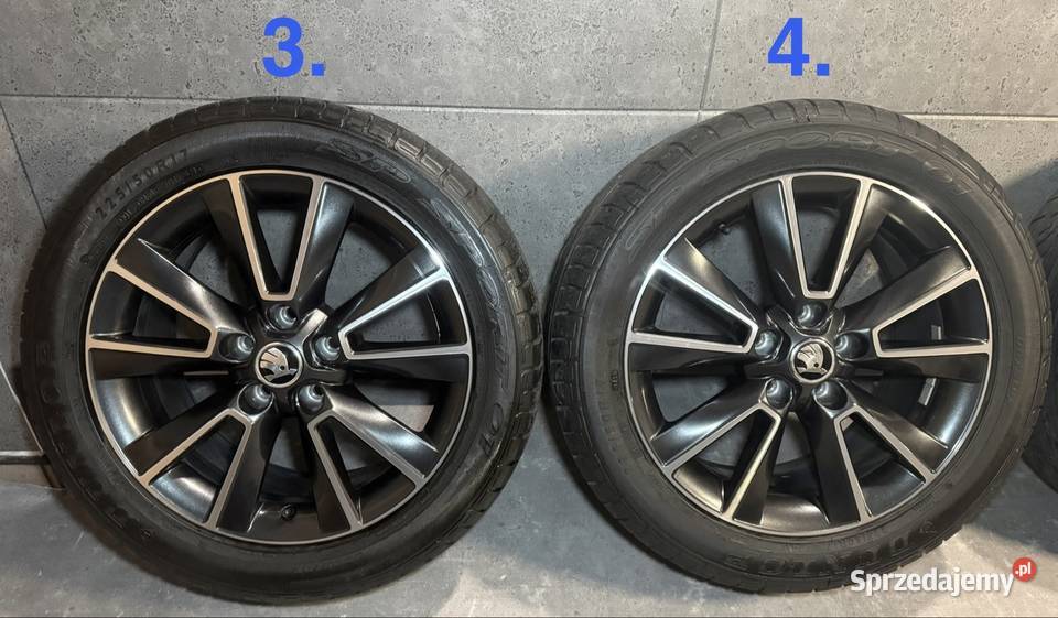 17 Skoda Yeti Octavia oryginał felgi koła Lubasz