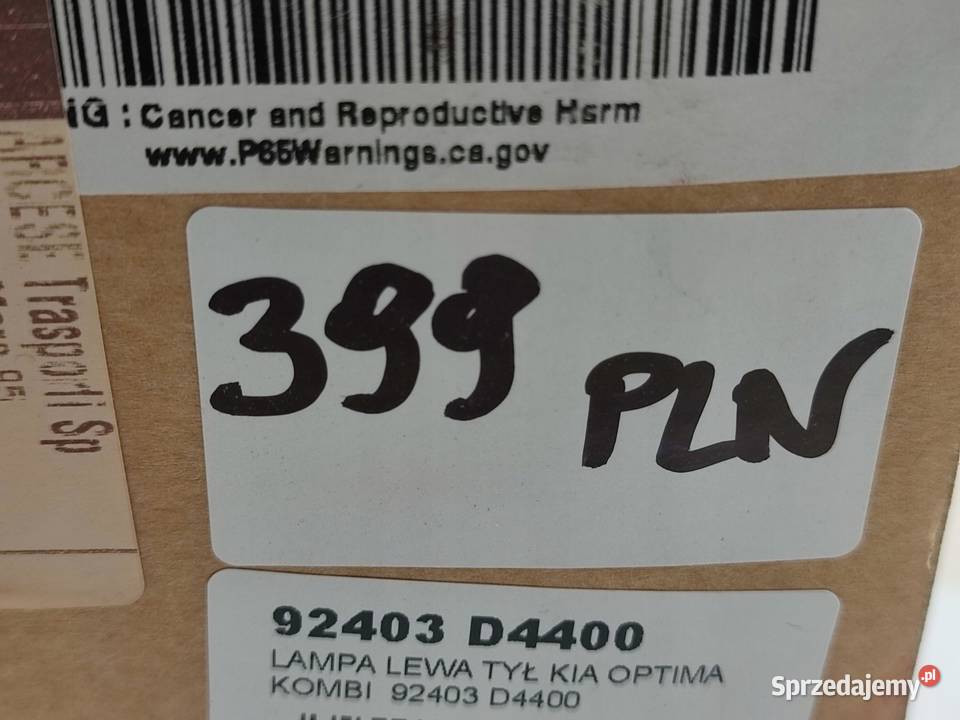 LAMPA LEWY TYŁ KIA OPTIMA KOMBI 20162020 lubelskie