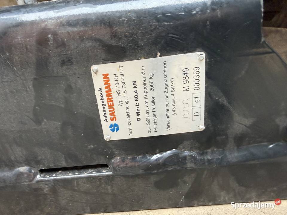 Szyna Rama zaczepowa Sauermann HS78NH CNH CASE wielkopolskie Godziesze Wielkie