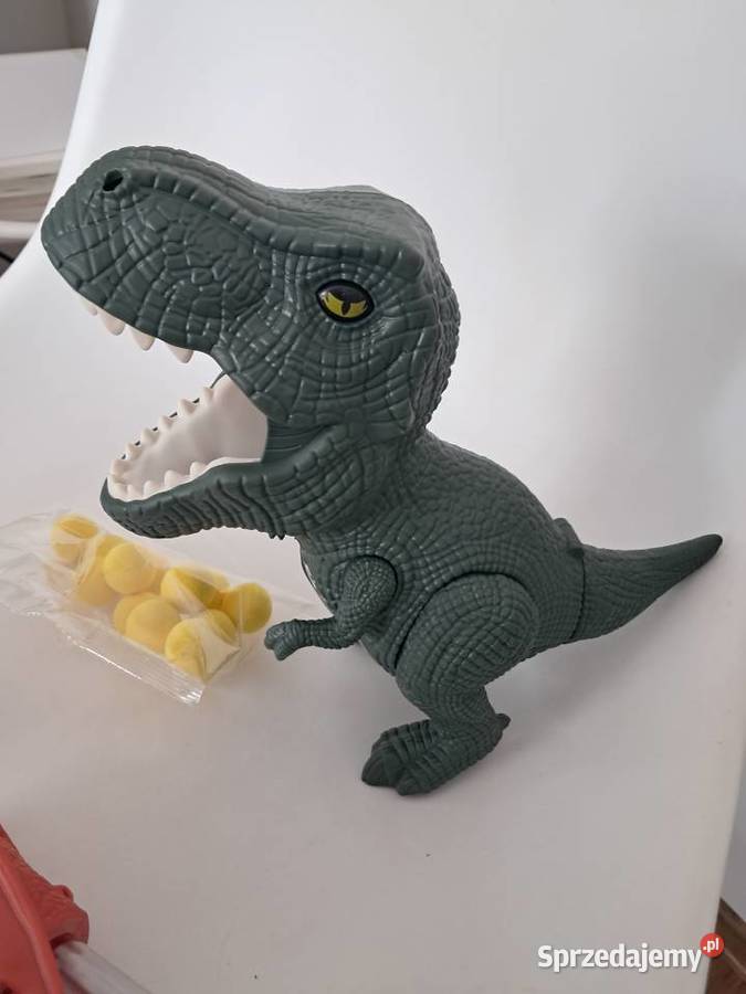 nowy pistolet dinozaur na kulki z pianki